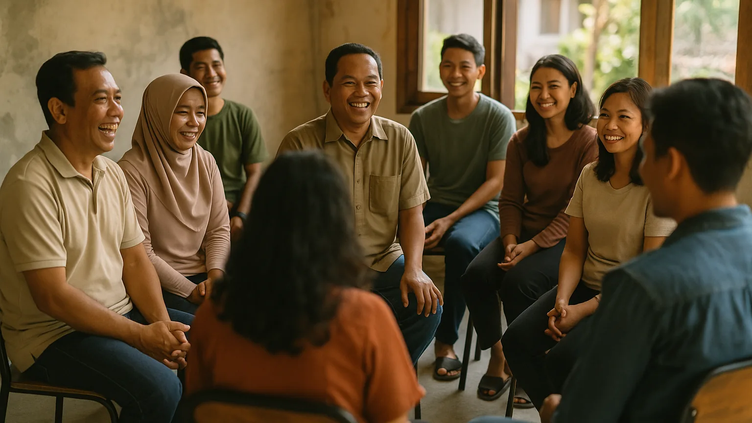 A new community group meeting together for the first time