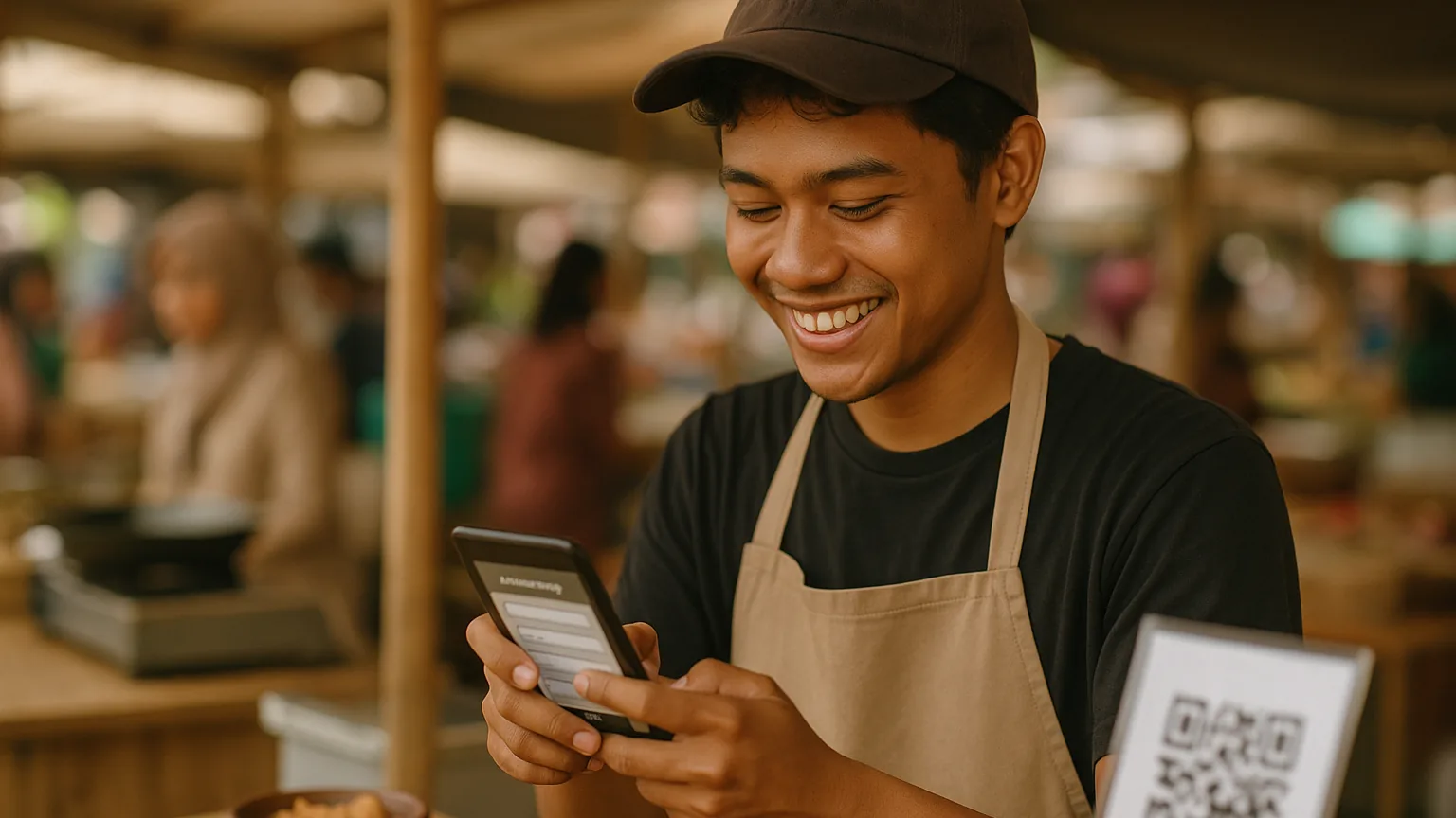 A prospective member easily completing a membership sign-up on their phone