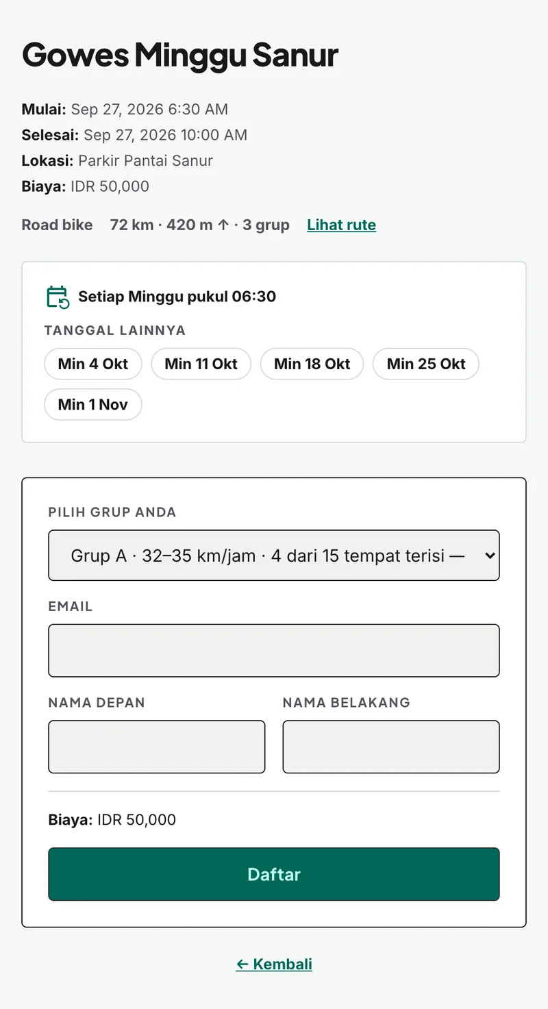 Situs web yang selalu terkini dengan sendirinya