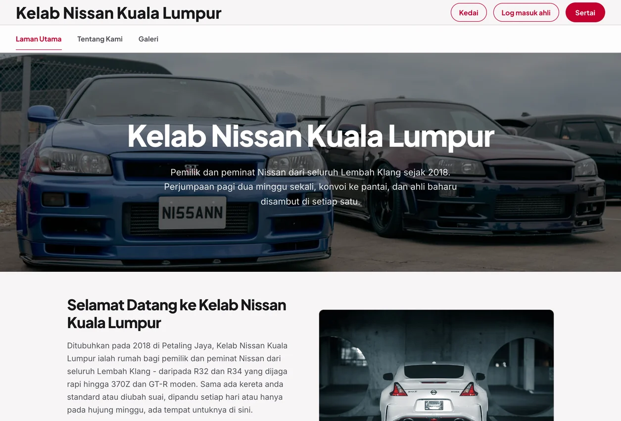 Laman web yang sentiasa terkini dengan sendirinya