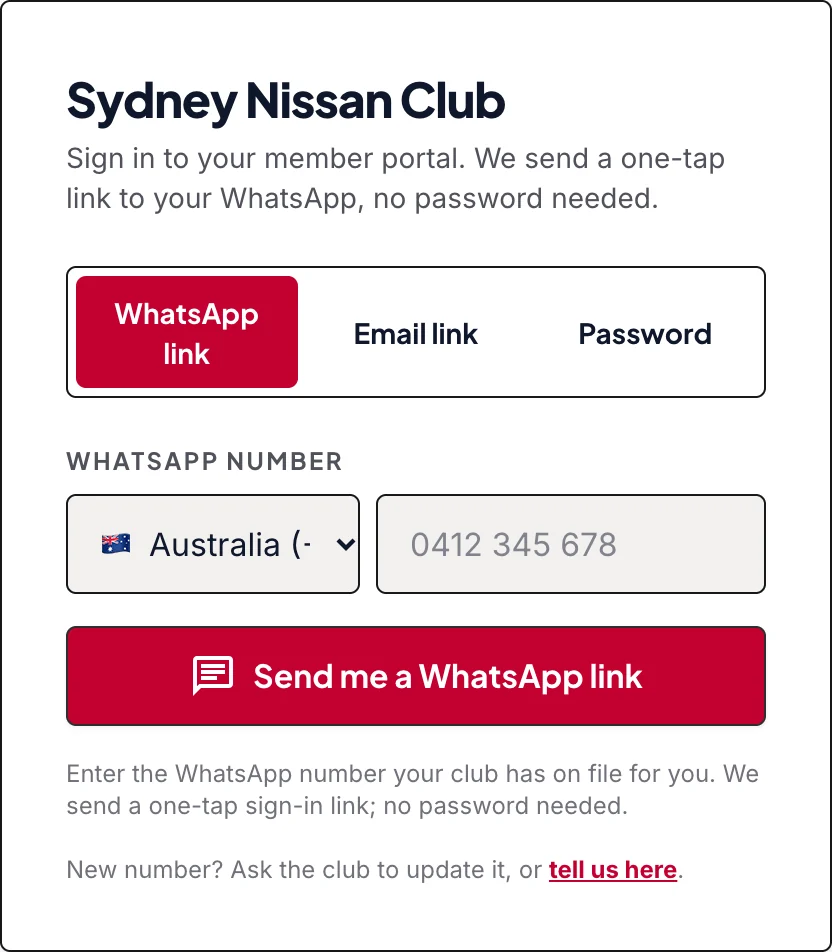 Sign in with a tap, not a password