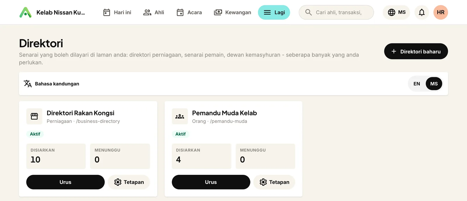 Seberapa banyak direktori yang anda perlukan